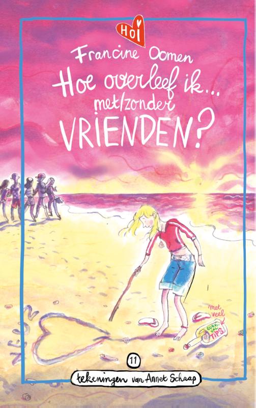 Omslag van Hoe overleef ik met/zonder vrienden?