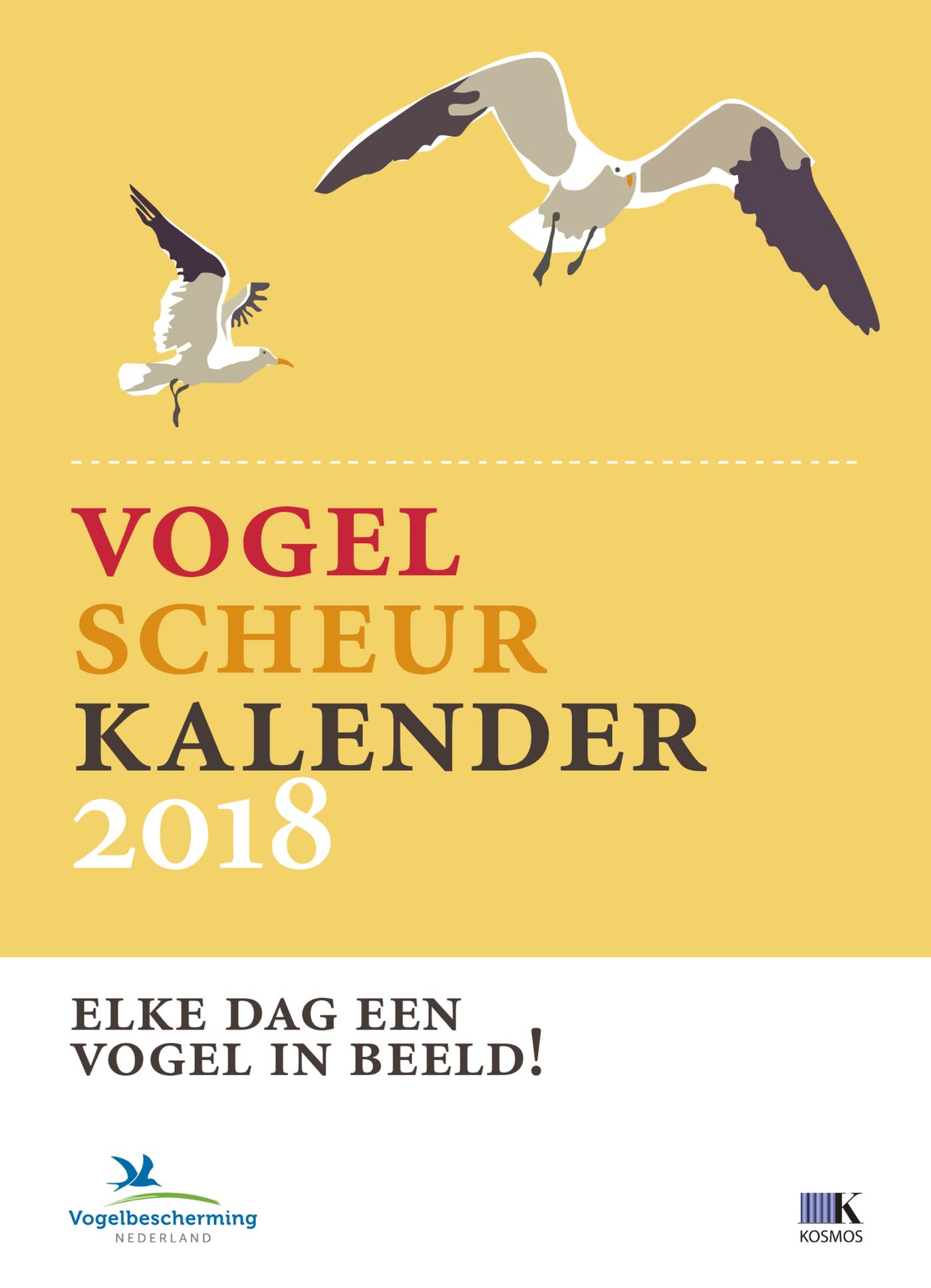 Omslag van Vogelscheurkalender 2018