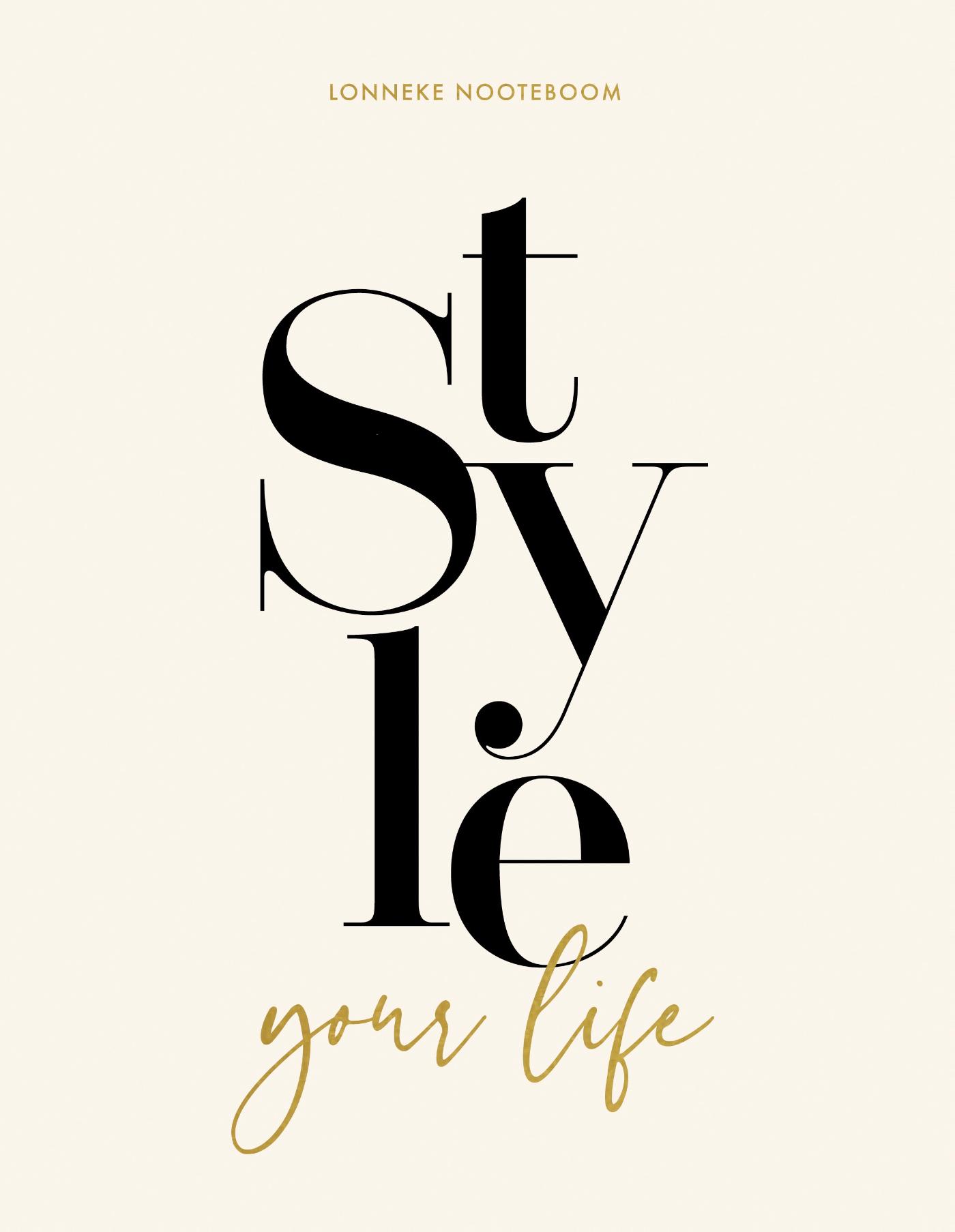 Omslag van Style your Life