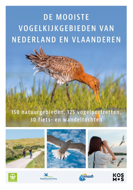 Omslag van De mooiste vogelkijkgebieden van Nederland en Vlaanderen