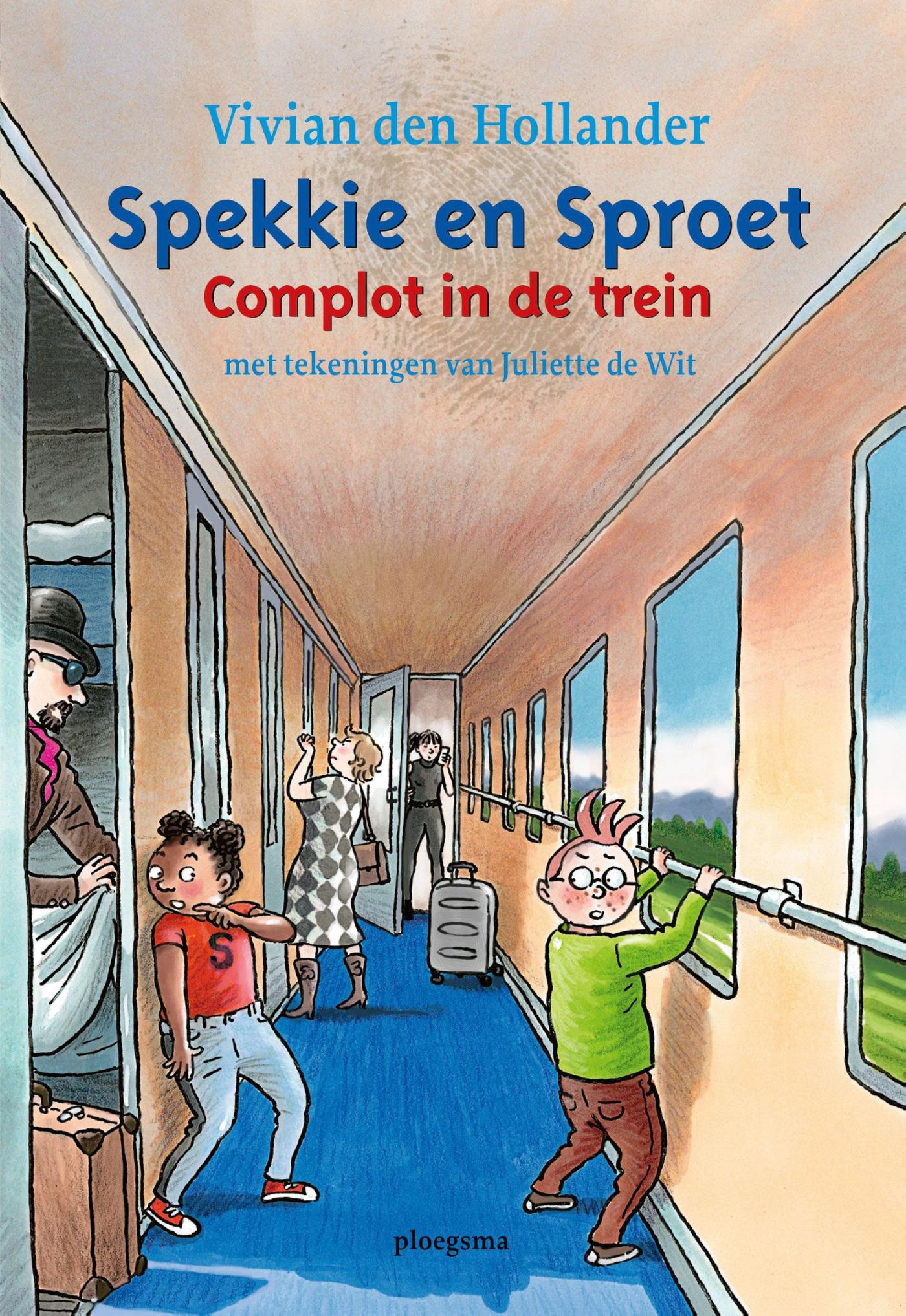 Omslag van Spekkie en Sproet: Complot in de trein