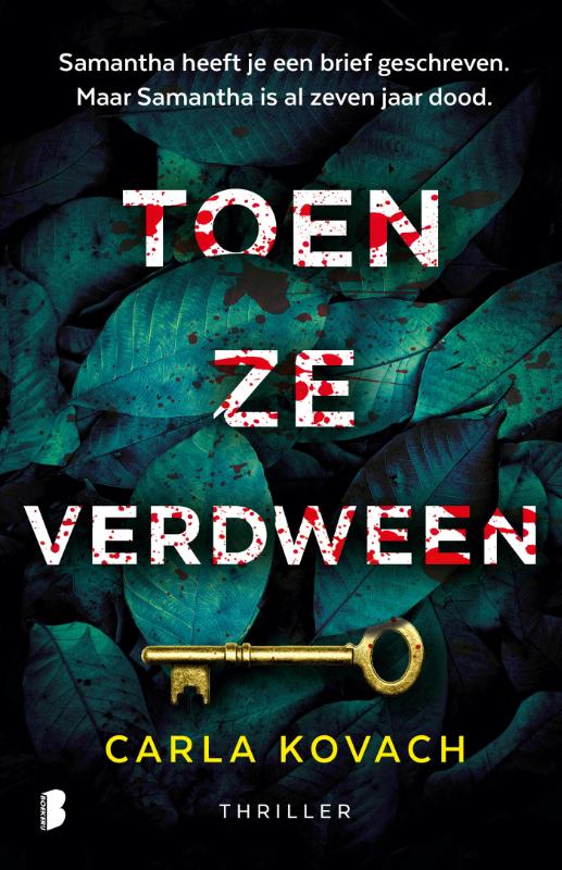 Omslag van Toen ze verdween
