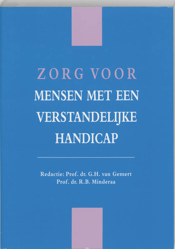 Omslag van Zorg voor mensen met een verstandelijke handicap