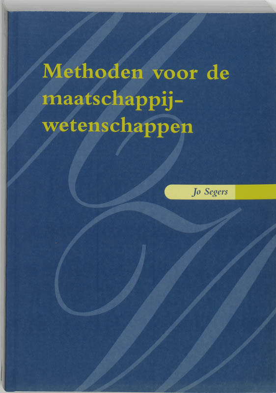 Omslag van Methoden voor de maatschappijwetenschappen