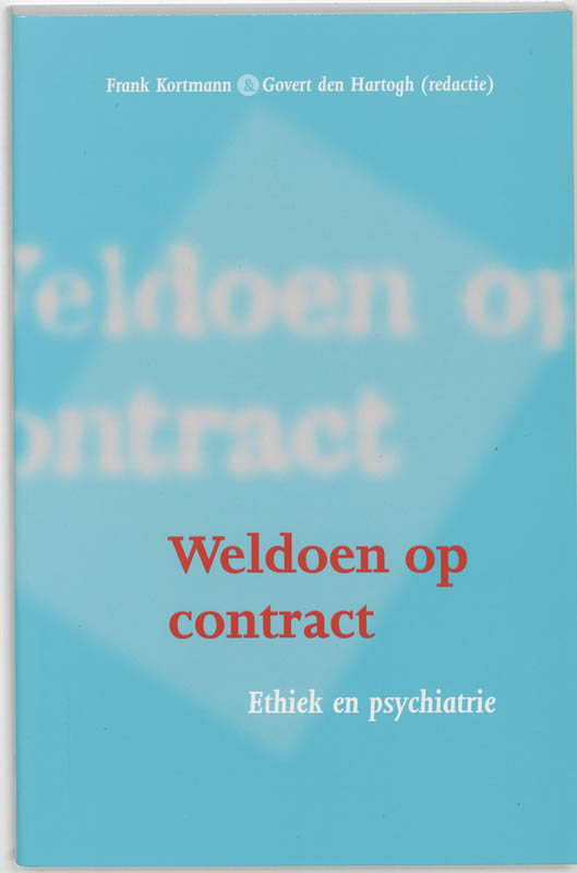 Omslag van Weldoen op contract