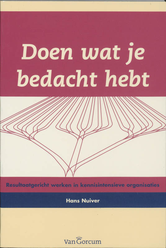Omslag van Doen wat je bedacht hebt