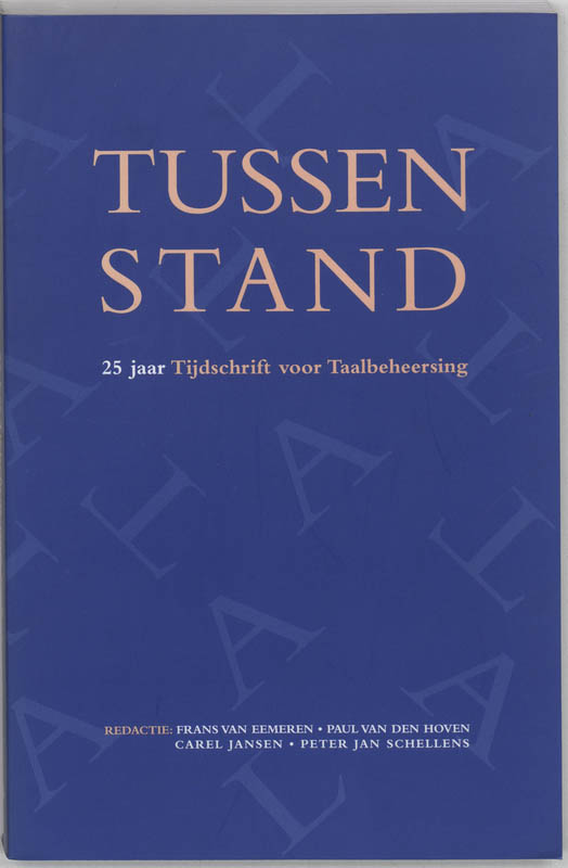 Omslag van Tussenstand