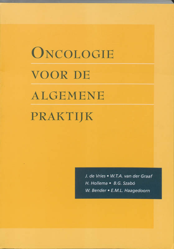 Omslag van Oncologie voor de algemene praktijk