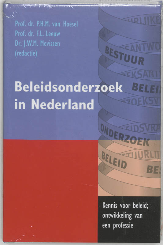 Omslag van Beleidsonderzoek in Nederland