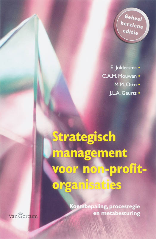 Omslag van Strategisch management voor non-profitorganisaties