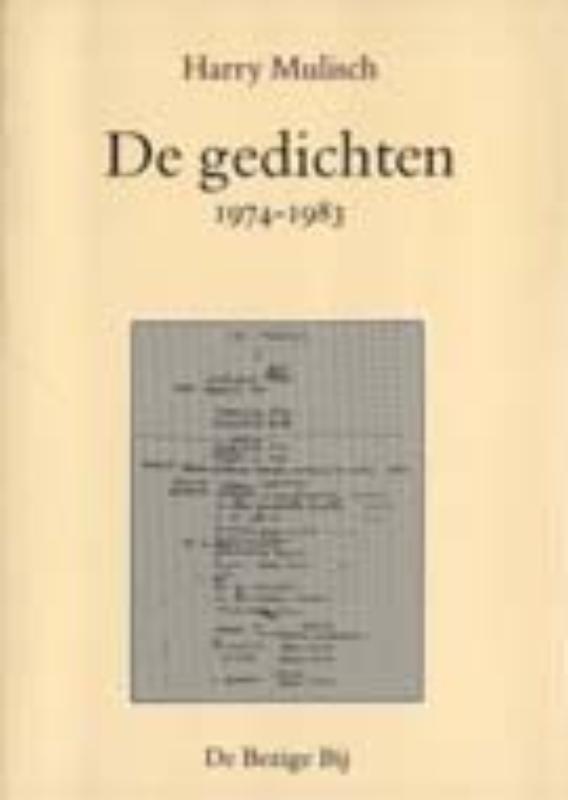 Omslag van De gedichten, 1974-1983