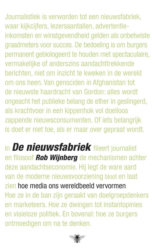 Omslag van De nieuwsfabriek