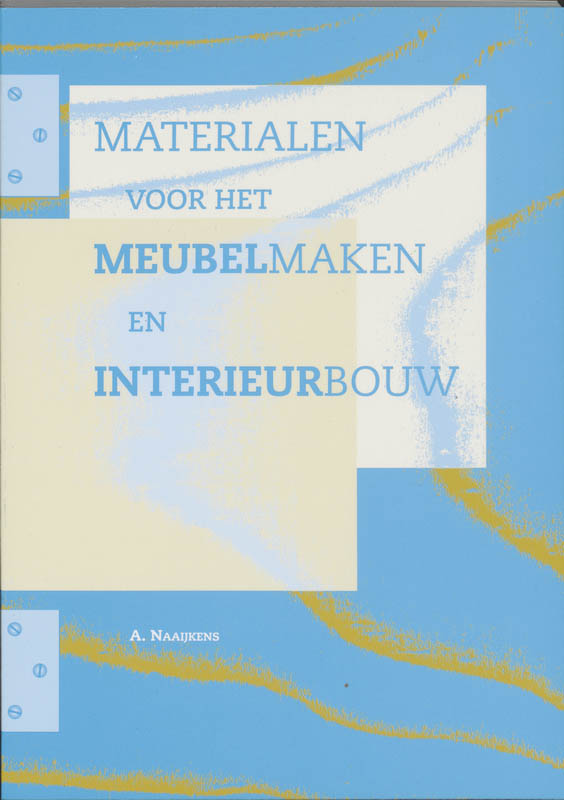 Omslag van Materialen voor het meubelmaken en interieurbouw