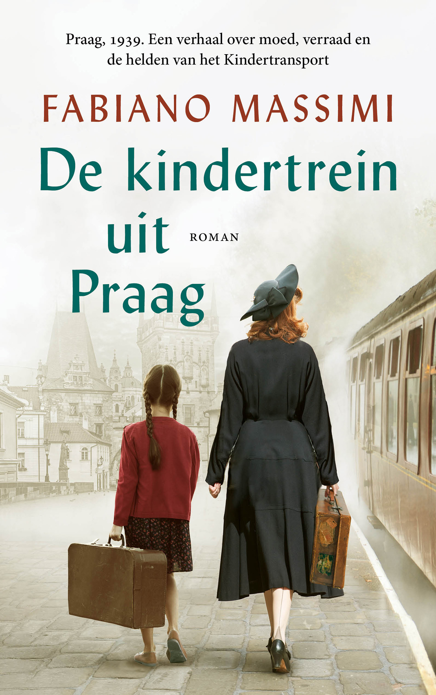 Omslag van De kindertrein uit Praag