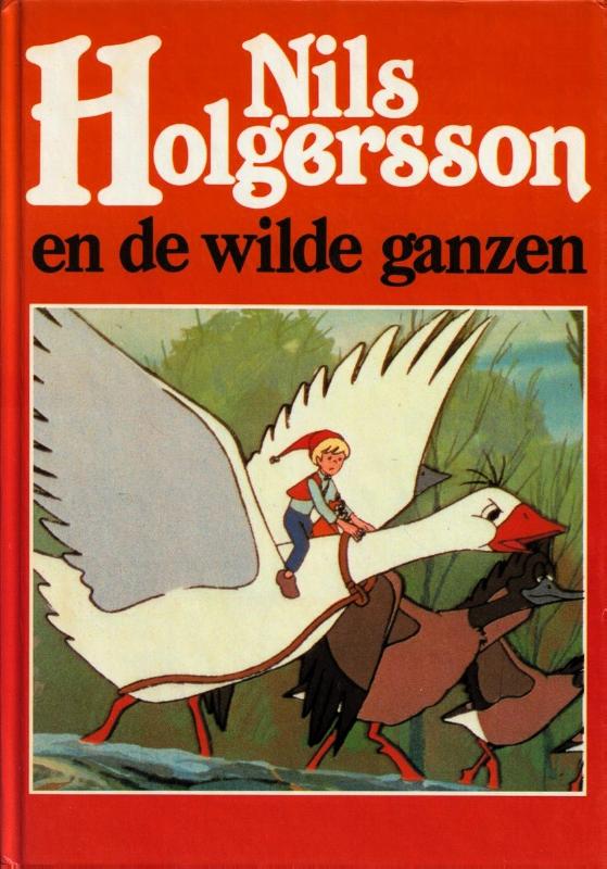 Omslag van Nils holgersson en de wilde ganzen
