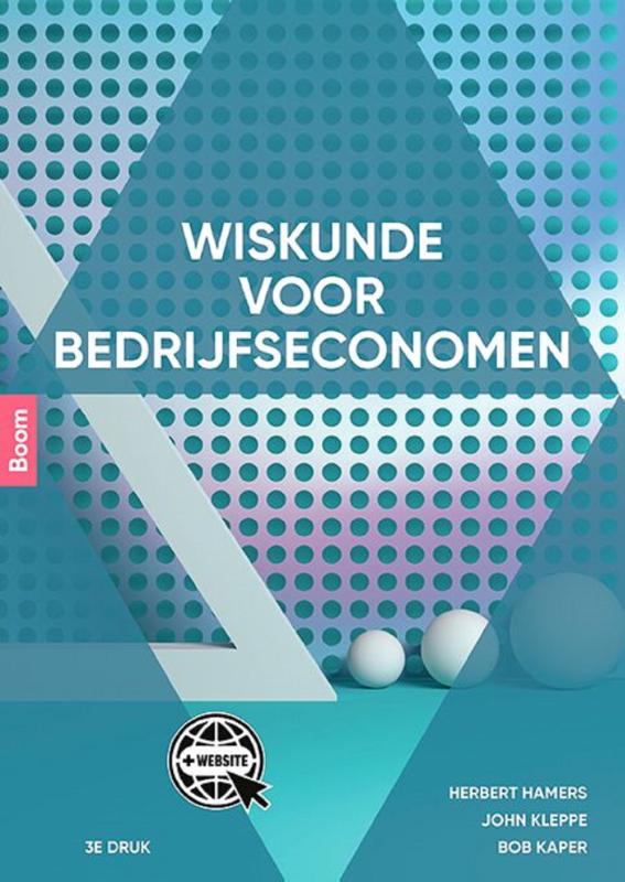 Omslag van Wiskunde voor bedrijfseconomen