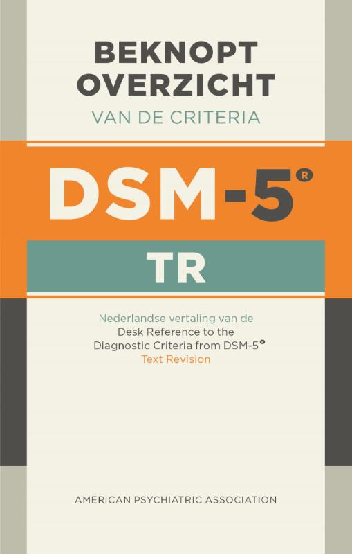 Omslag van Beknopt overzicht van de criteria van de DSM-5-TR
