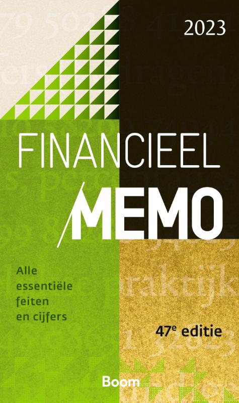 Omslag van Financieel Memo 2023