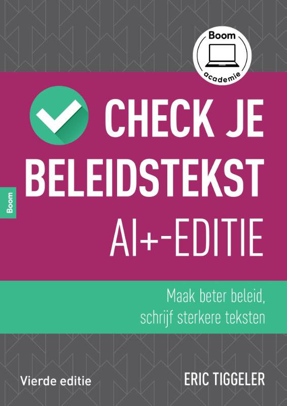 Omslag van Check je beleidstekst – AI+-editie