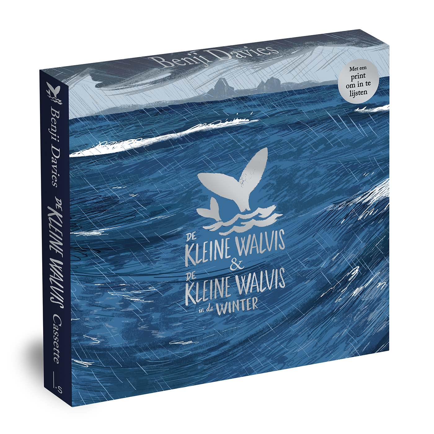 Omslag van De kleine walvis + De kleine walvis in de winter - cassette