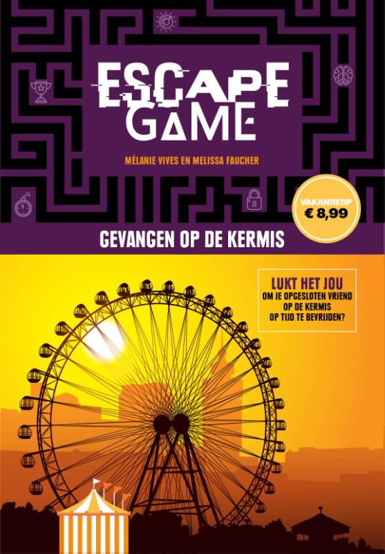 Omslag van Escape game-Gevangen op de kermis