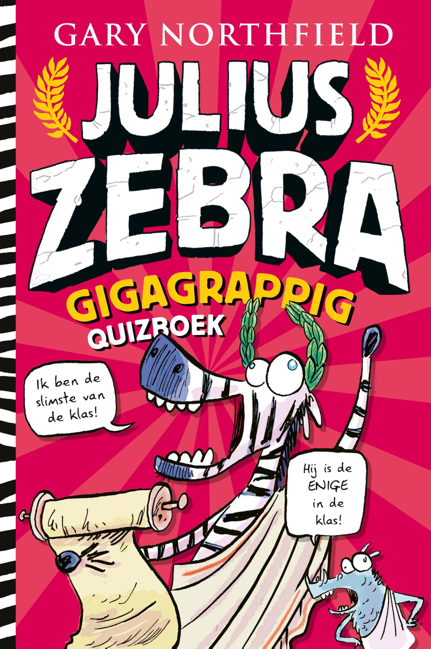 Omslag van Het gigagrappige quizboek van Julius Zebra