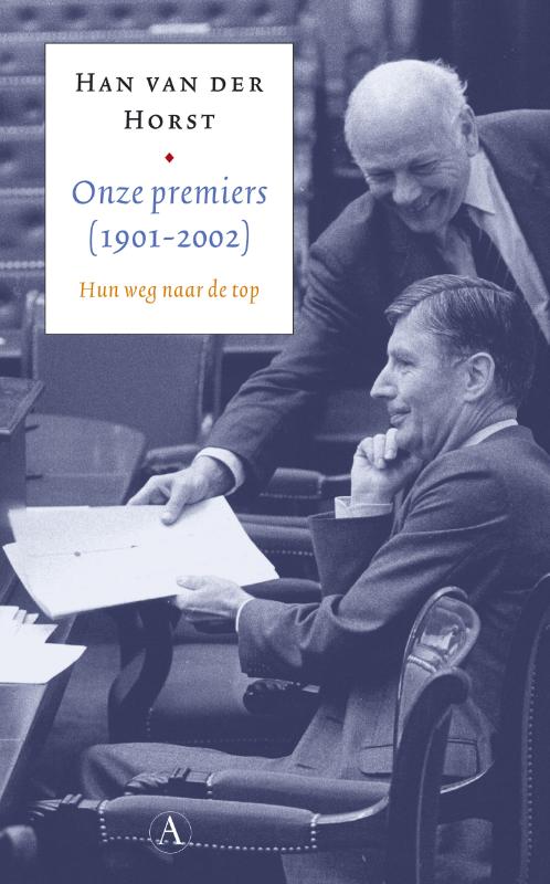 Omslag van Onze premiers (1901-2002)
