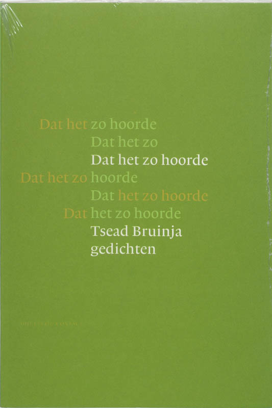 Omslag van Dat het zo hoorde