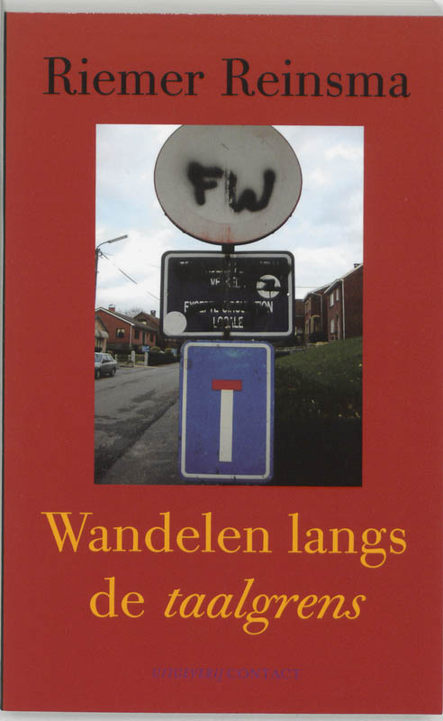 Omslag van Wandelen langs de taalgrens