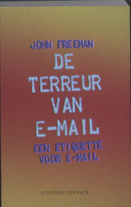 Omslag van De terreur van e-mail