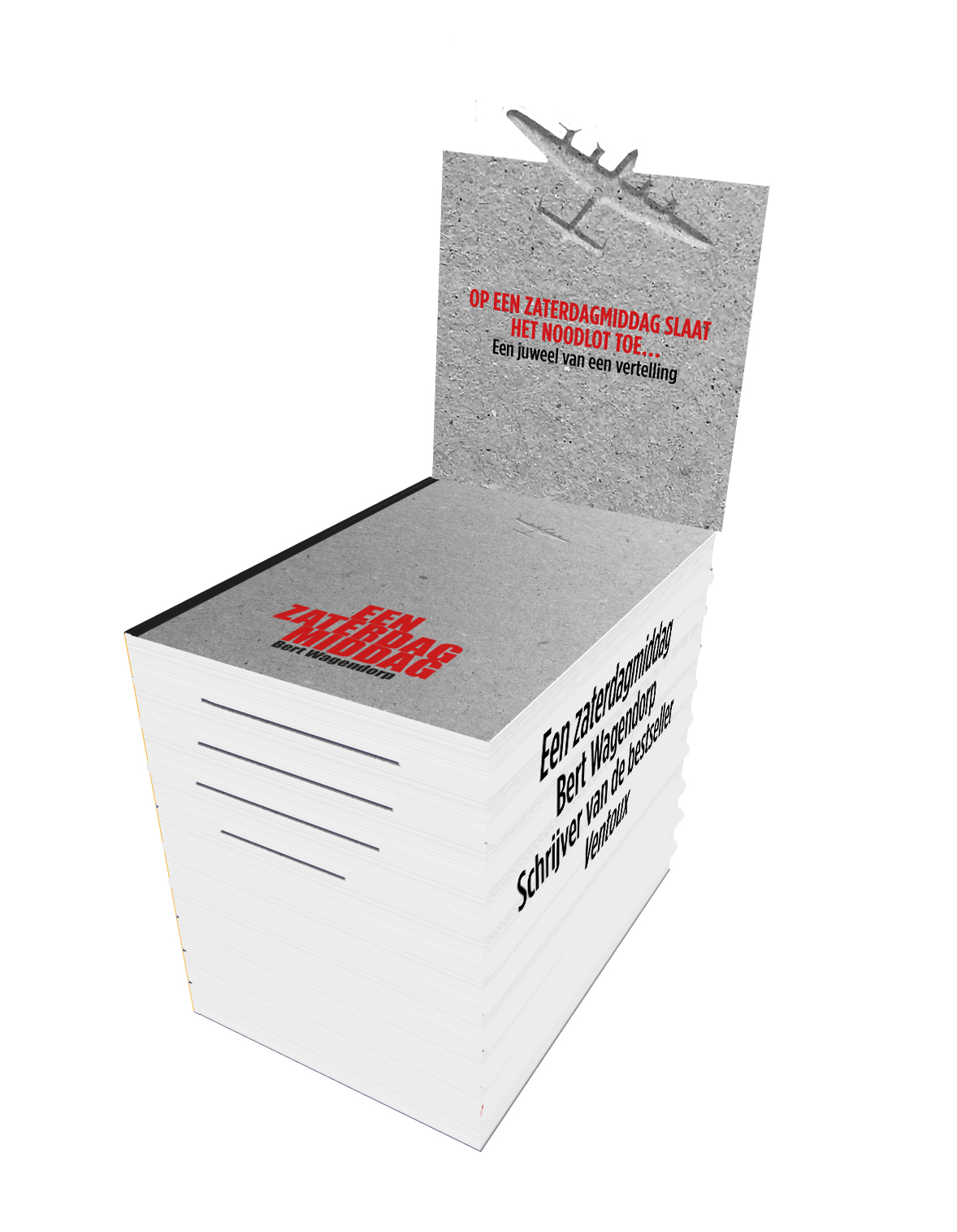 Omslag van Een zaterdagmiddag - display met tien boeken