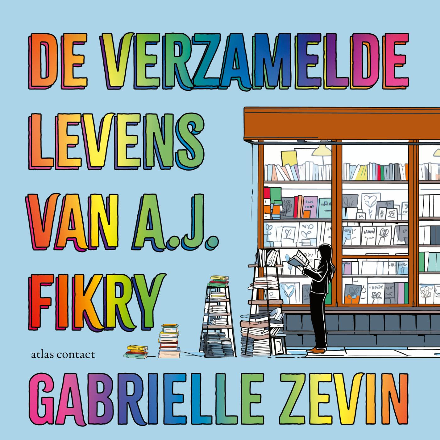 Omslag van De verzamelde levens van A.J. Fikry