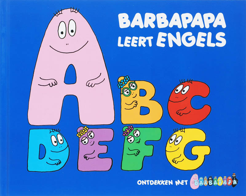 Omslag van Barbapapa leert Engelse woordjes