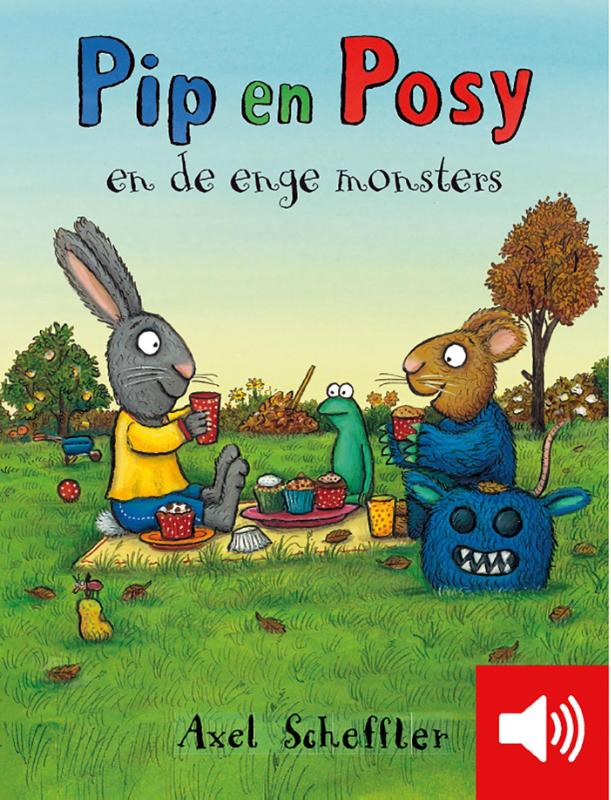 Omslag van Pip en Posy en de enge monsters