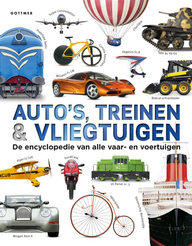 Omslag van Auto's, treinen & vliegtuigen