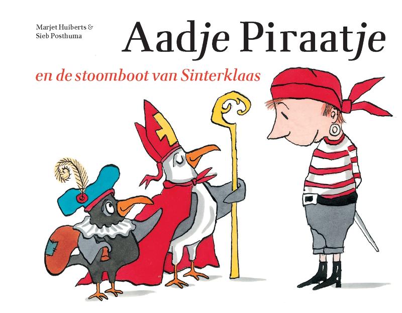 Omslag van Aadje Piraatje en de stoomboot van Sinterklaas