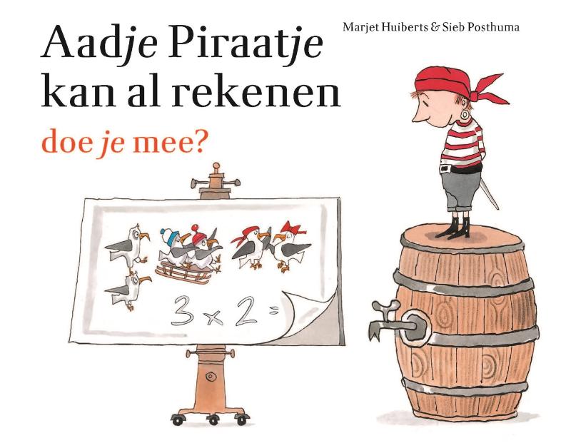 Omslag van Aadje Piraatje kan al rekenen