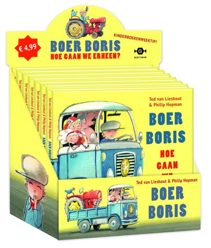 Omslag van Display (10 exx) - Boer Boris, hoe gaan we erheen?
