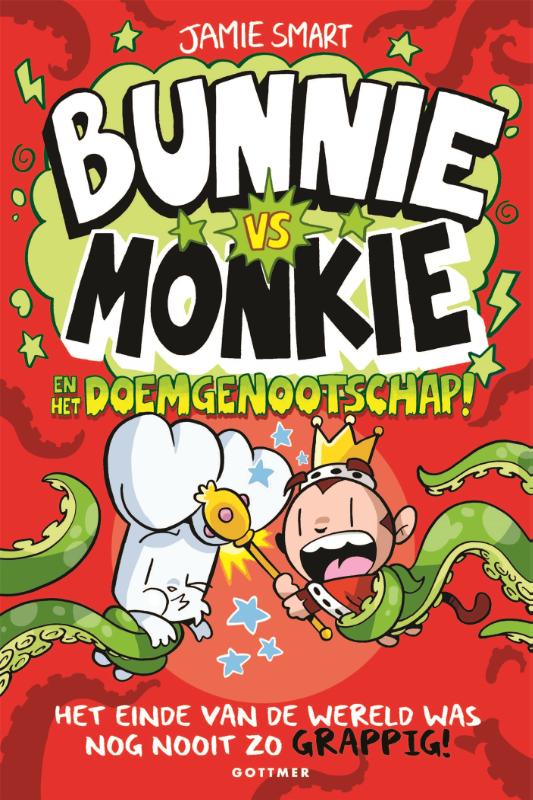 Omslag van Bunnie vs Monkie en het doemgenootschap!