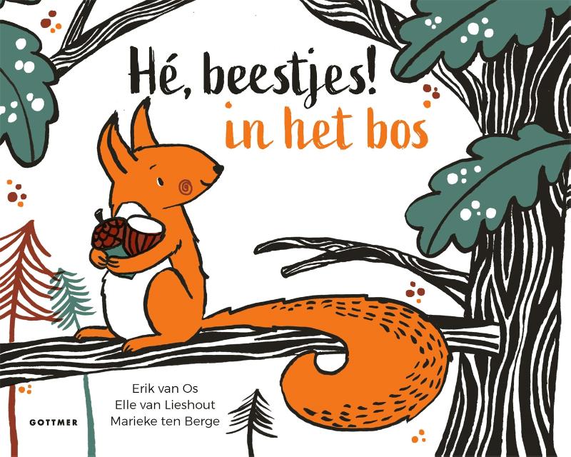 Omslag van Hé, beestjes! In het bos