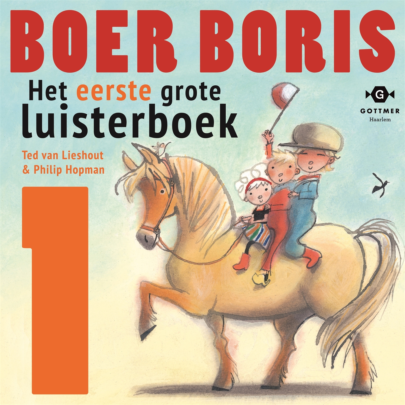 Omslag van Het eerste grote Boer Boris luisterboek