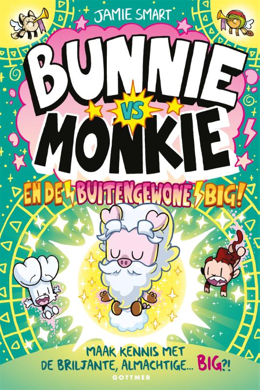 Omslag van Bunnie vs Monkie en de buitengewone Big