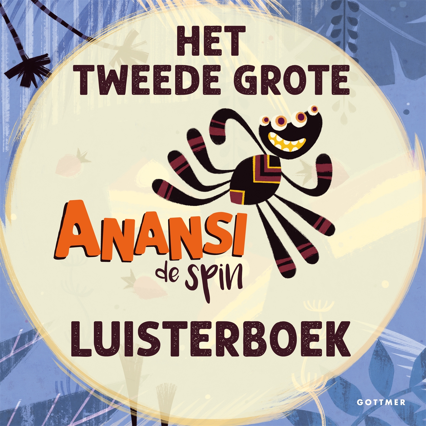 Omslag van Het tweede grote Anansi de spin luisterboek