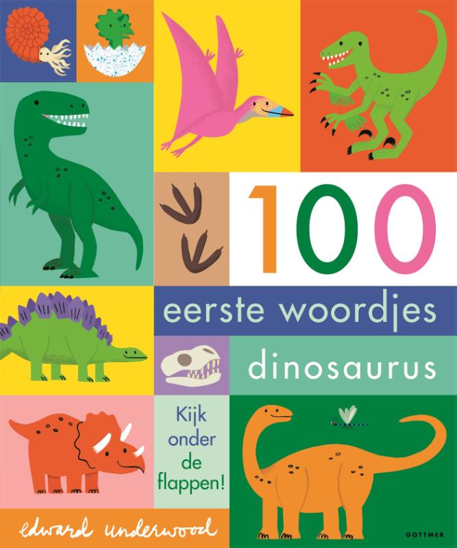 Omslag van 100 eerste woordjes dinosaurus