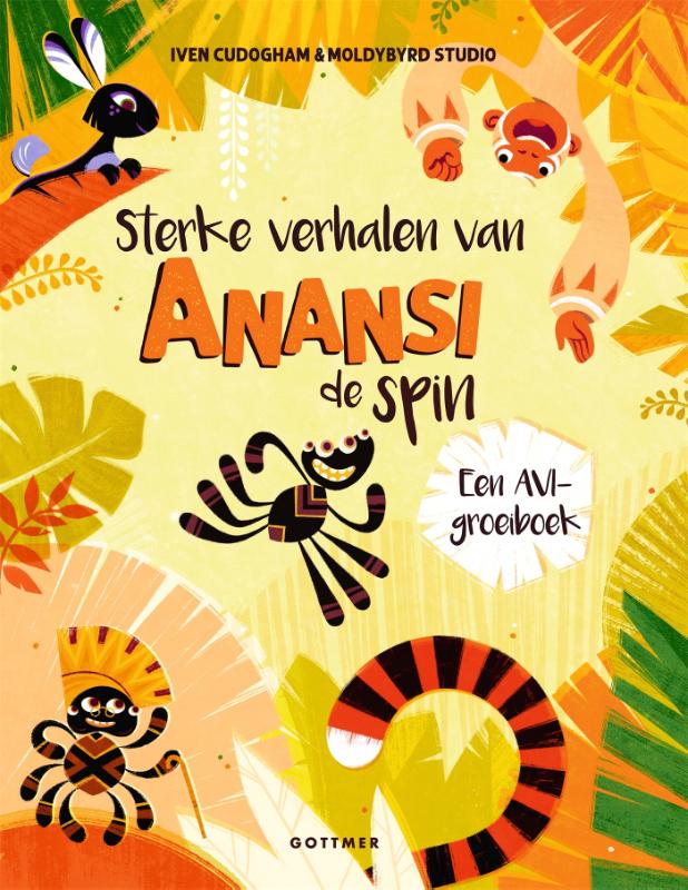 Omslag van Sterke verhalen van Anansi de spin