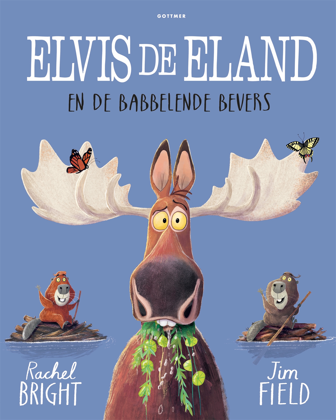 Omslag van Elvis de eland en de babbelende bevers