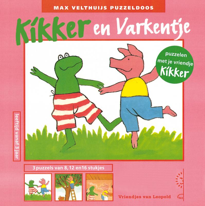 Omslag van Kikker en Varkentje puzzel