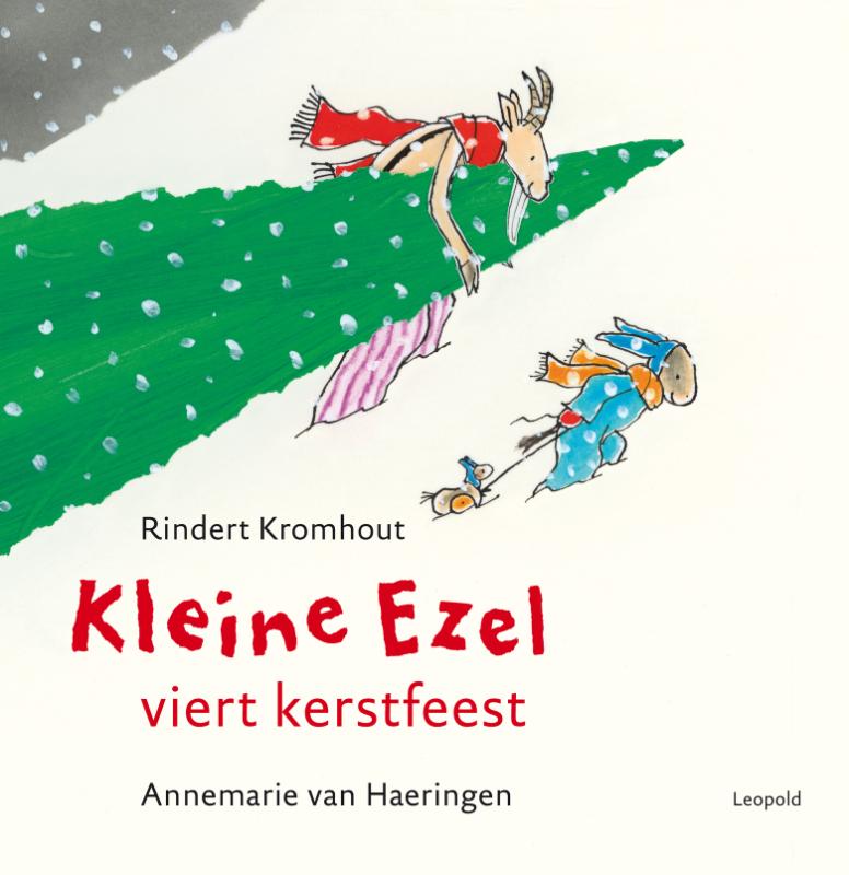 Omslag van Kleine Ezel viert Kerstfeest