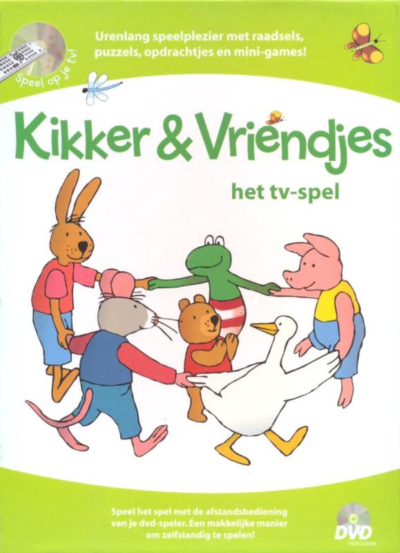 Omslag van Kikker & Vriendjes het DVD spel