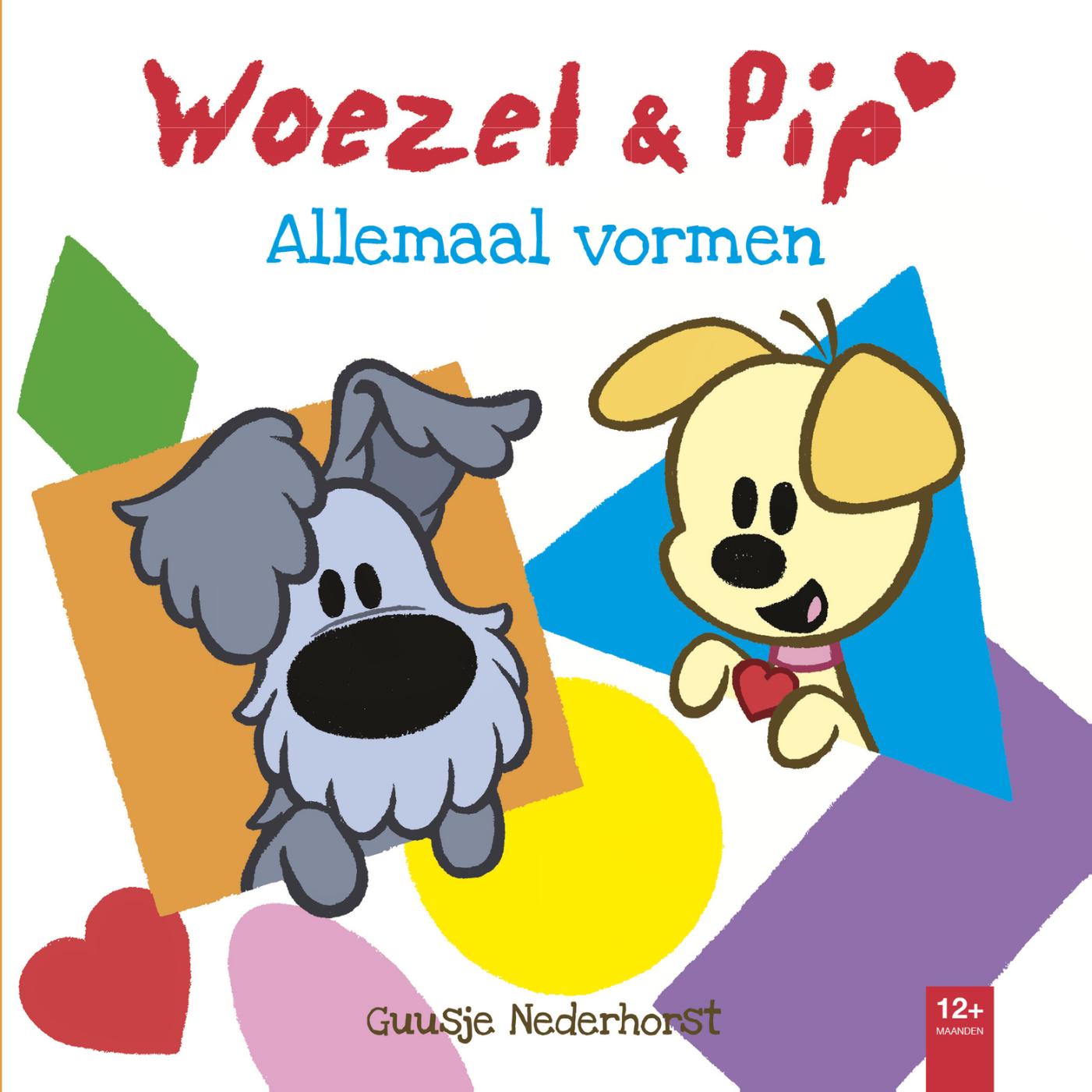 Omslag van Woezel & Pip - Allemaal vormen
